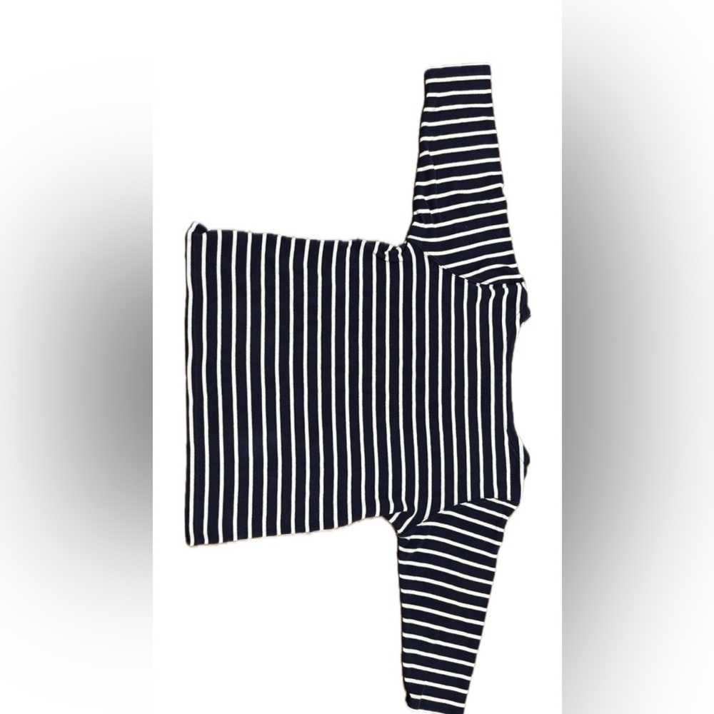 Women’s L.L Bean, 100 % Cotton, Blue And White, Striped Sweater, Size XL - Picture 2 of 5